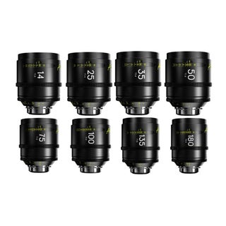 DZOFilm Arles FF/VV 14, 25, 35, 50, 75, 100, 135, 180mm 8-Lens Set for Vista Vision Sensor (ARRI PL)